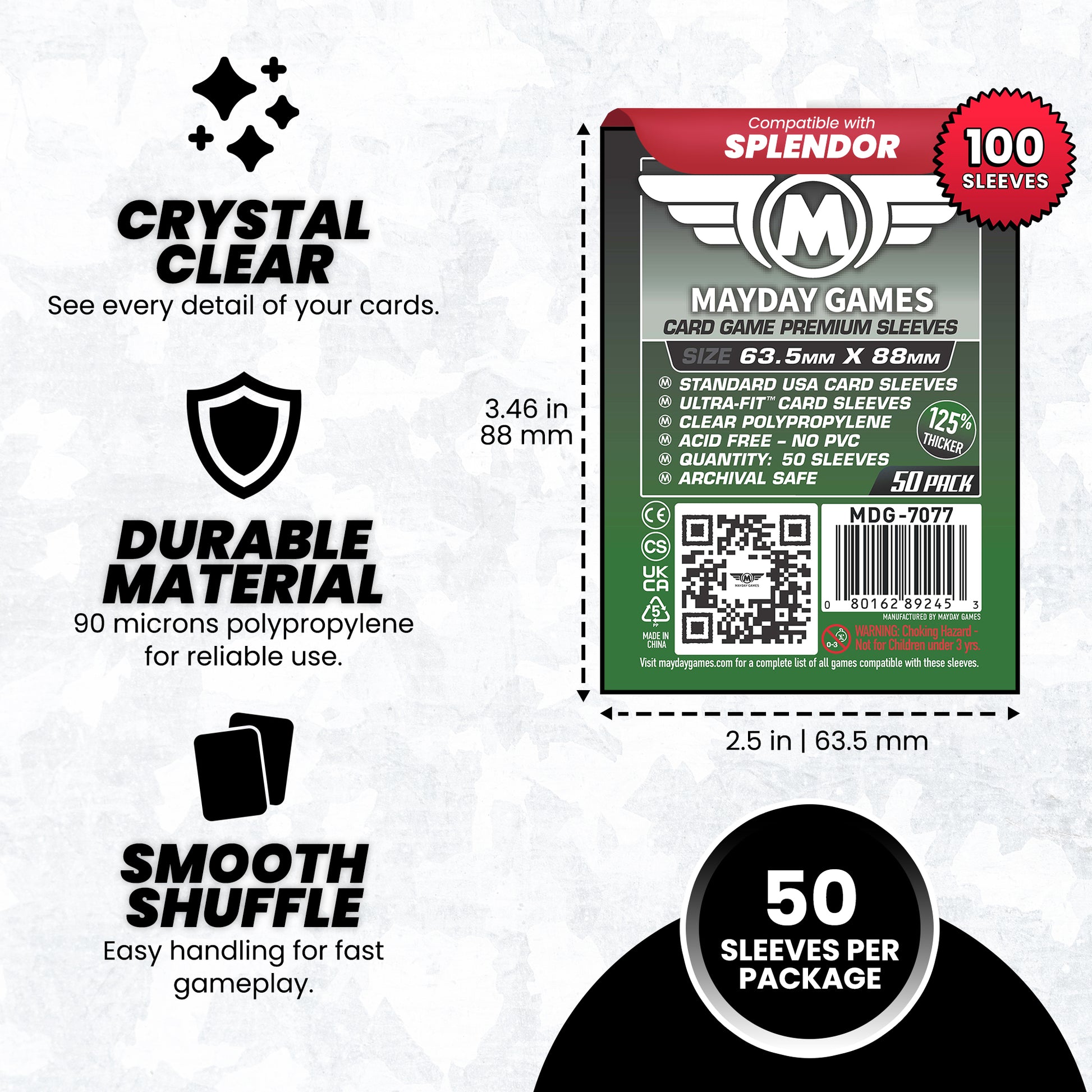 70x110 card sleeves Lamorac Card Sleeves (70110 mm) Durable Card Protectors for Board and Card Games