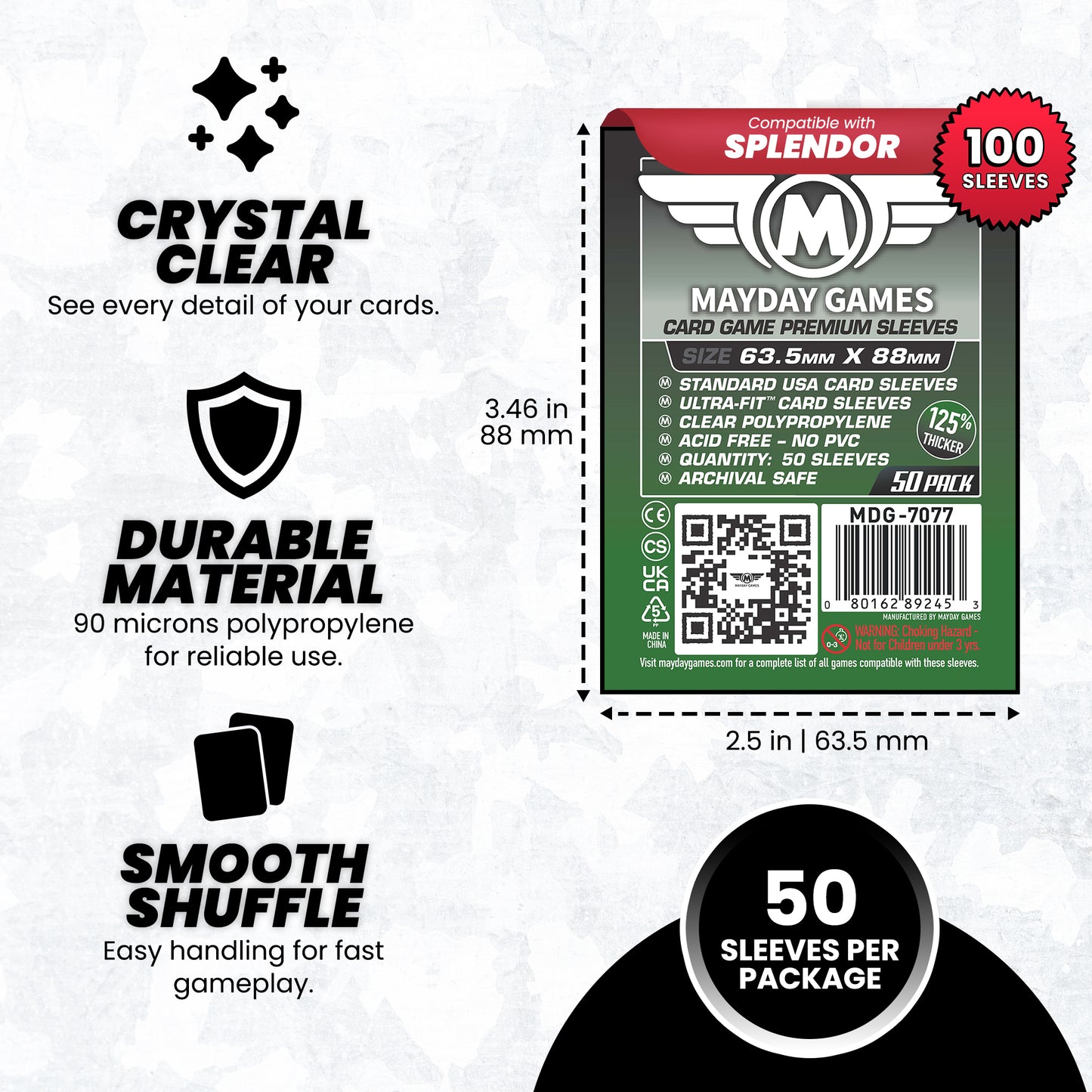 "Splendor" Compatible Card Sleeve Bundle