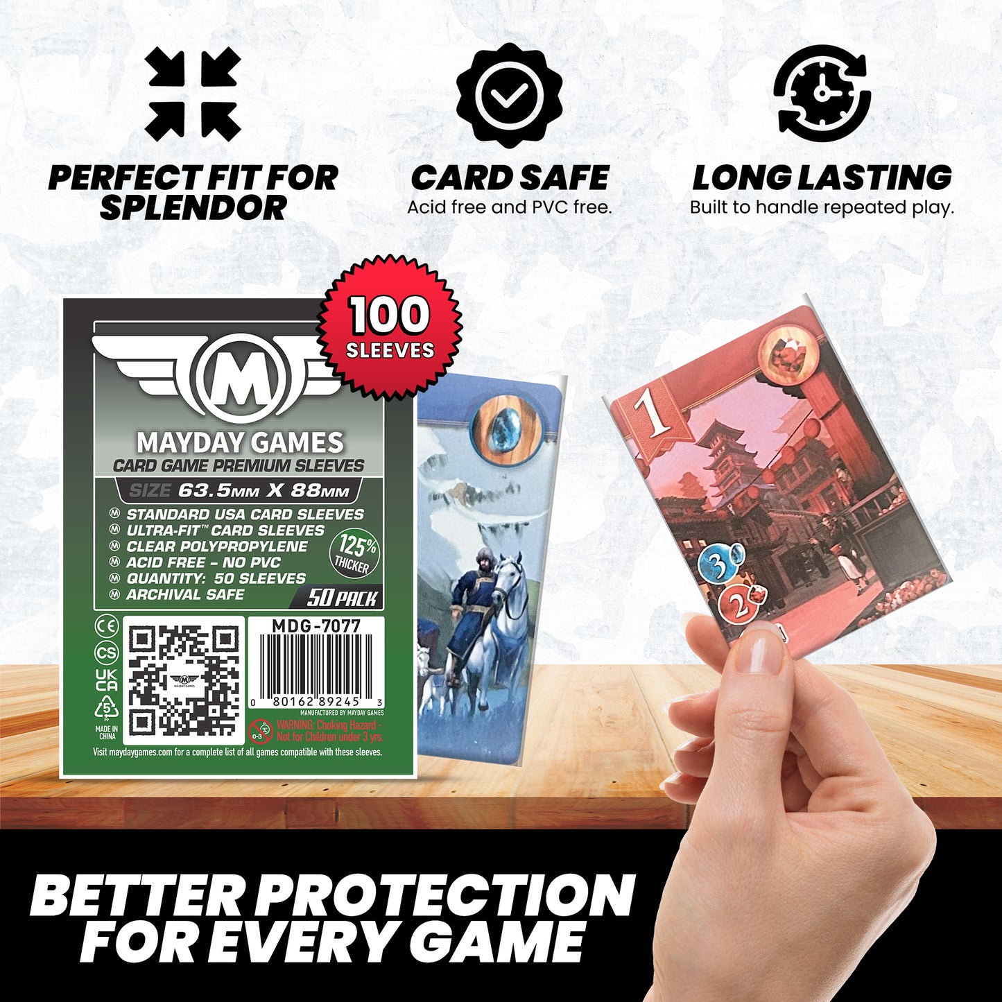 "Splendor" Compatible Card Sleeve Bundle