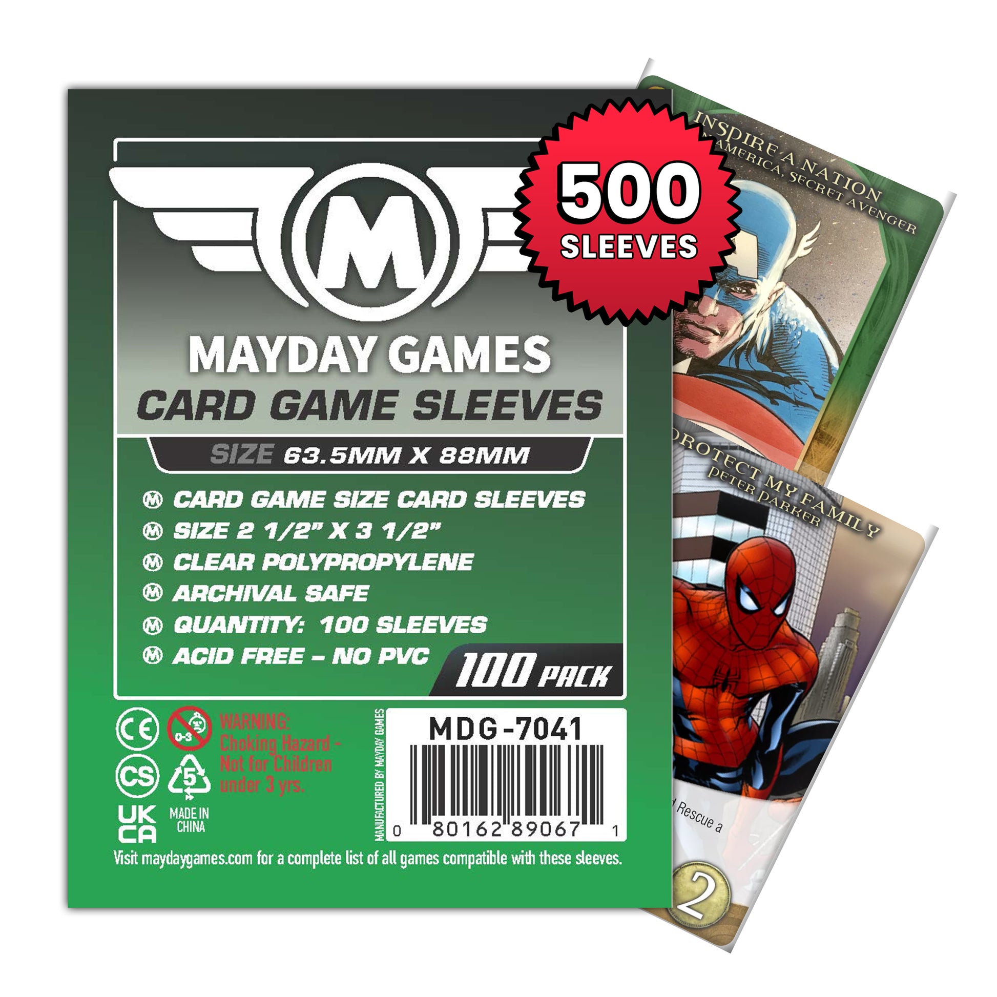 500 card sleeves Standard Card Sleeves