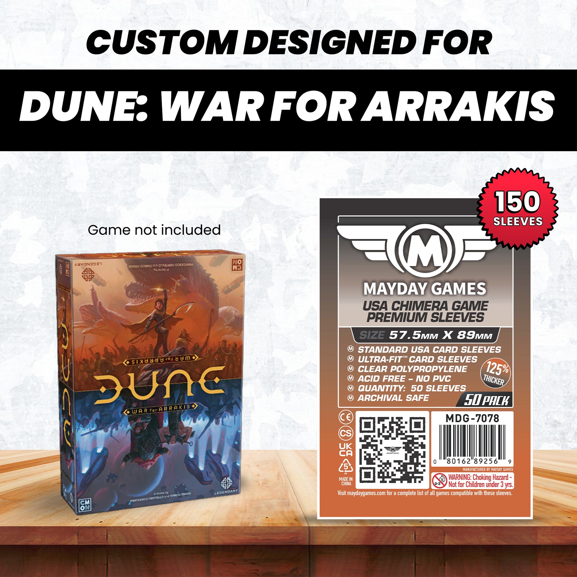 dune war for arrakis card sleeves "Dune: War for Arrakis" Compatible Card Sleeve Bundle