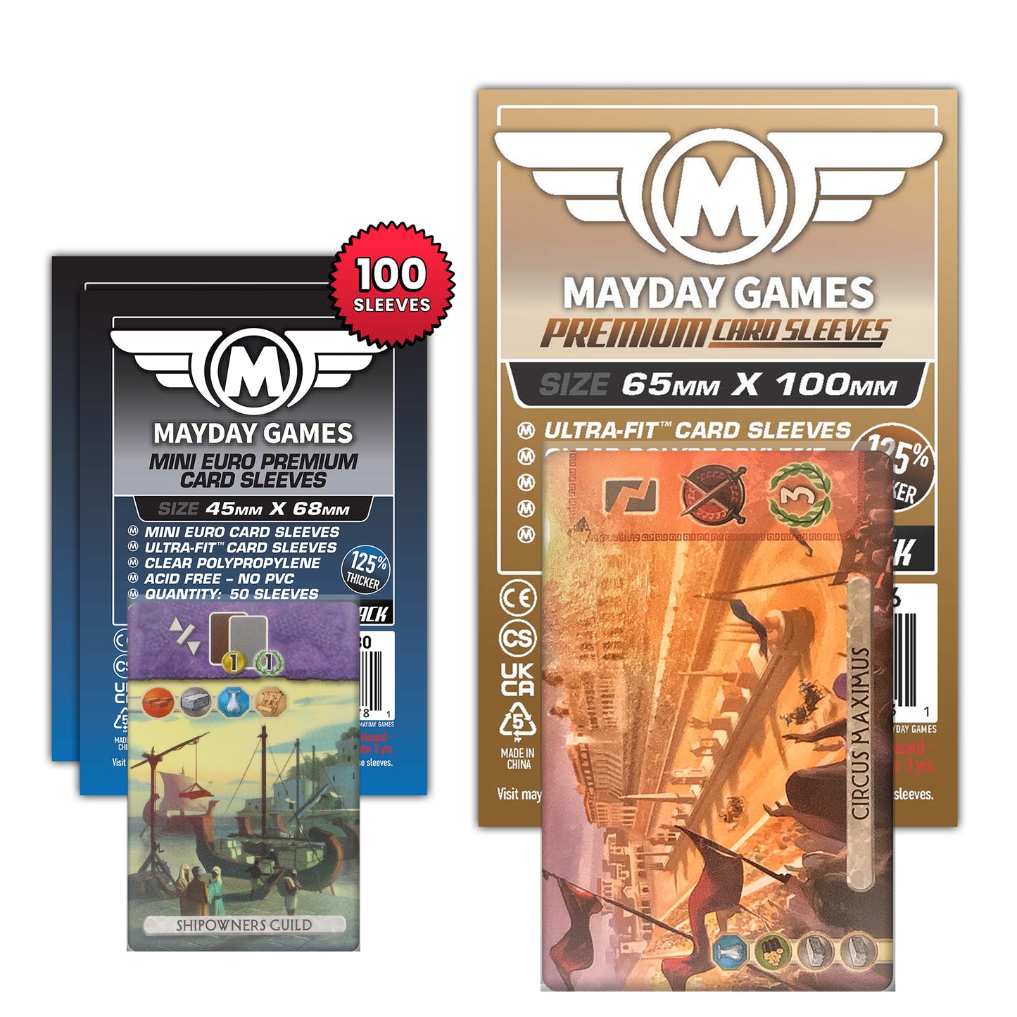 "7 Wonders: Duel" Compatible Card Sleeve Bundle
