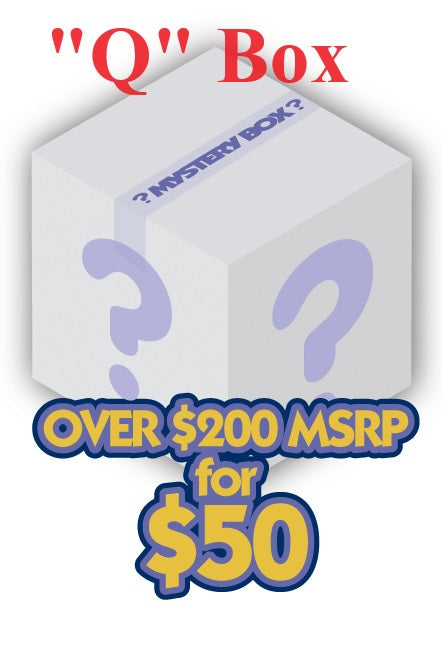 "Q" Box -$215 MSRP Mystery Box (6 Games) ALL NEW INVENTORY!