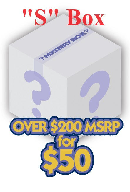 "S" Box -$210 MSRP Mystery Box (6 Games) ALL NEW INVENTORY!