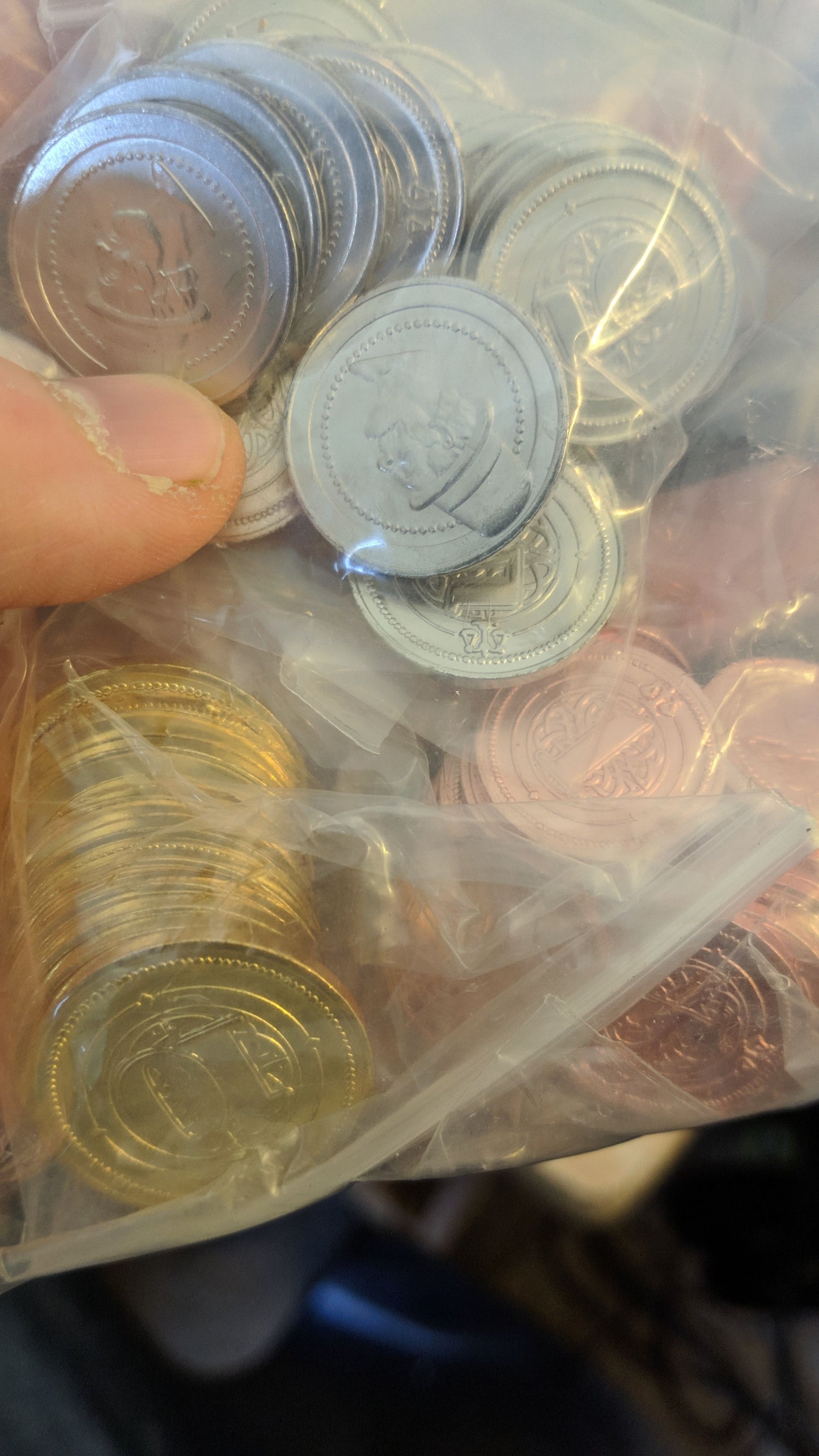 50 Metal Coin Board Game Upgrade Set (Industrial Coins)  -ESSEN PICKUP