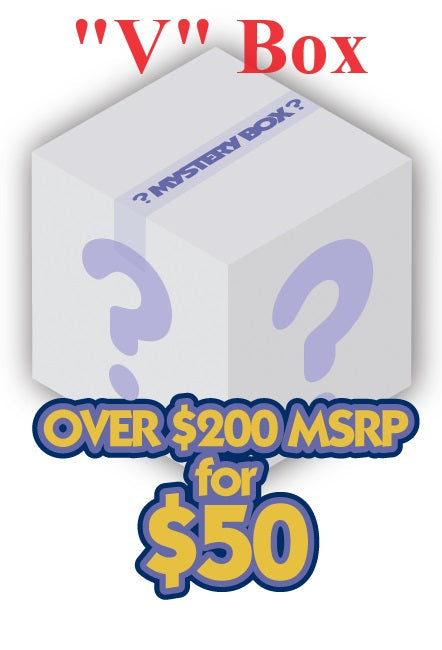 "V" Box -$205 MSRP Mystery Box (6 Games) ALL NEW INVENTORY!