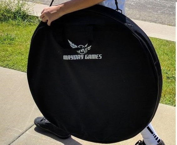 IMPERFECT/RETURNED: Beech ELITE Edition Crokinole Board Black Ditch + Black Bag MDG-8323-A-M81