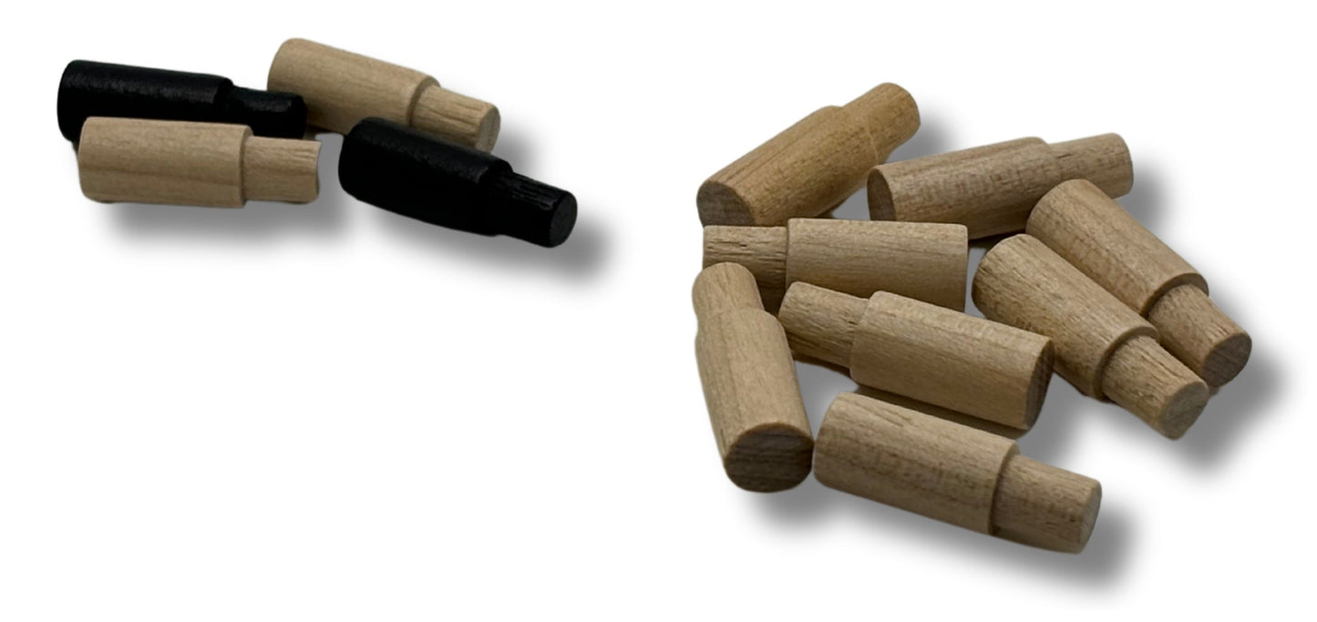 Magnetic Clasp Storage Box With  2 Pegs; Scoring Track for Std Crokinole + 28 discs (2024 Version) PREORDER