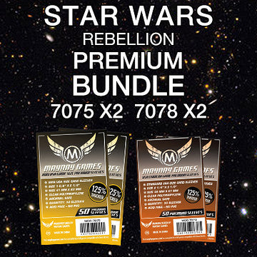 "Star Wars Rebellion" Card Sleeve Bundle - Premium Protection - Mayday Games - 1