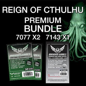 Pandemic: Reign of Cthulhu - Card Sleeve Bundle - Premium Protection - Mayday Games - 1