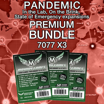 "Pandemic Expansion" Card Sleeve Kit - Premium Protection - Mayday Games - 1