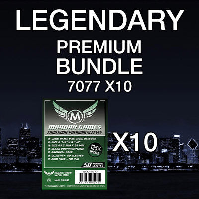 "Legendary" Card Sleeve Bundle - Premium Protection - Mayday Games - 1