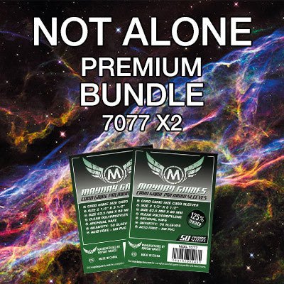 "Not Alone" Card Sleeve Bundle - Premium Protection - Mayday Games - 1