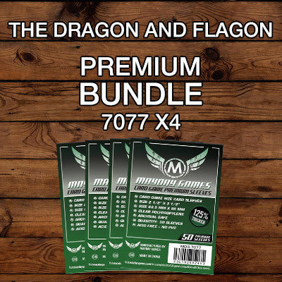 "The Dragon and Flagon" Card Sleeve Bundle - Premium Protection - Mayday Games - 1