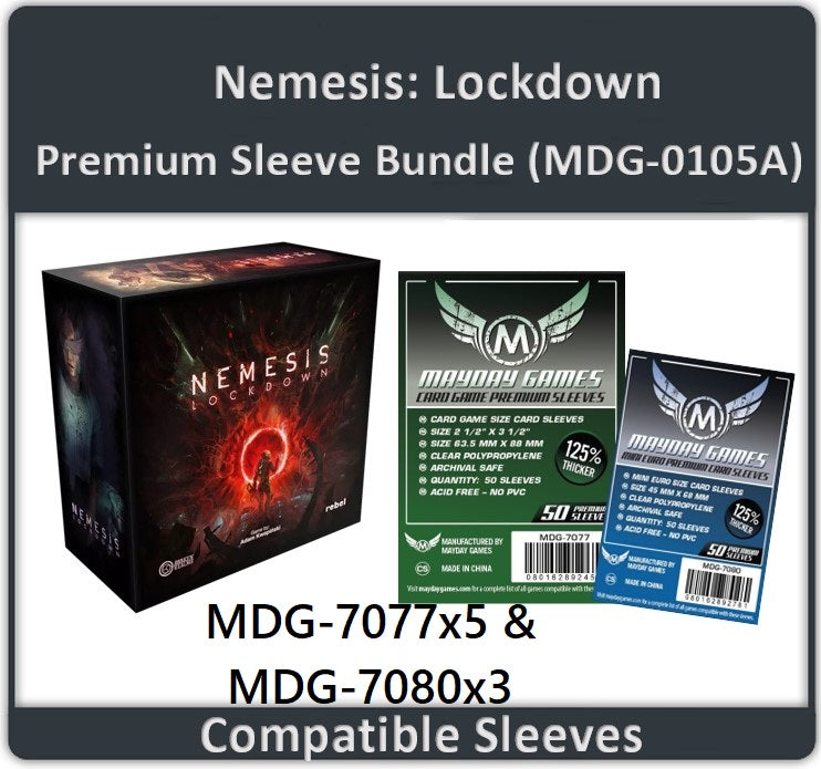 "Nemesis: Lockdown" Compatible Card sleeve Bundle