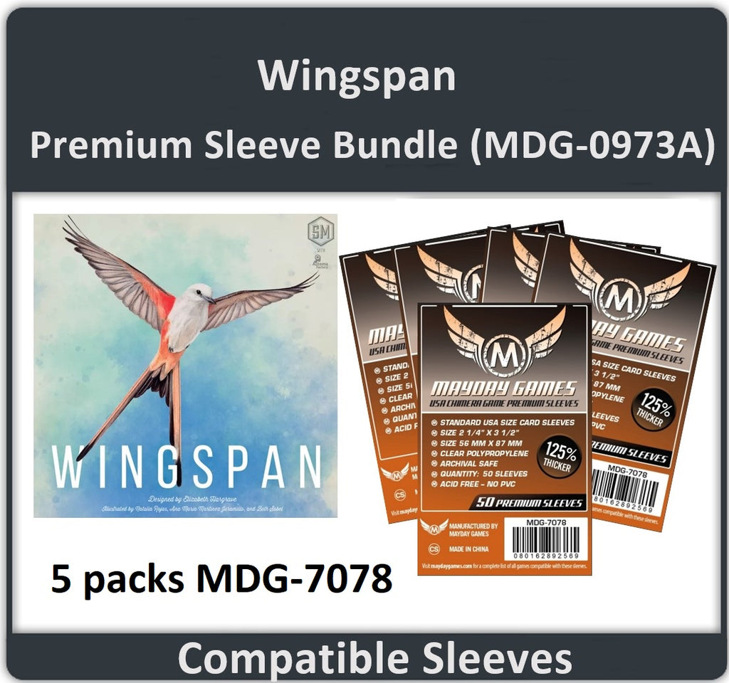 "Wingspan" Compatible Card Sleeve Bundle