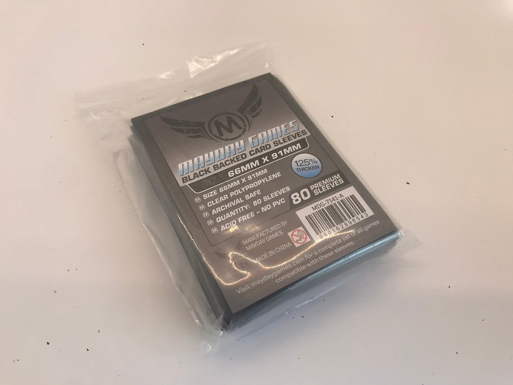 MTG/CCG Card Sleeves (63.5x88mm) PREMIUM COLOR BACKED! 80/Pack