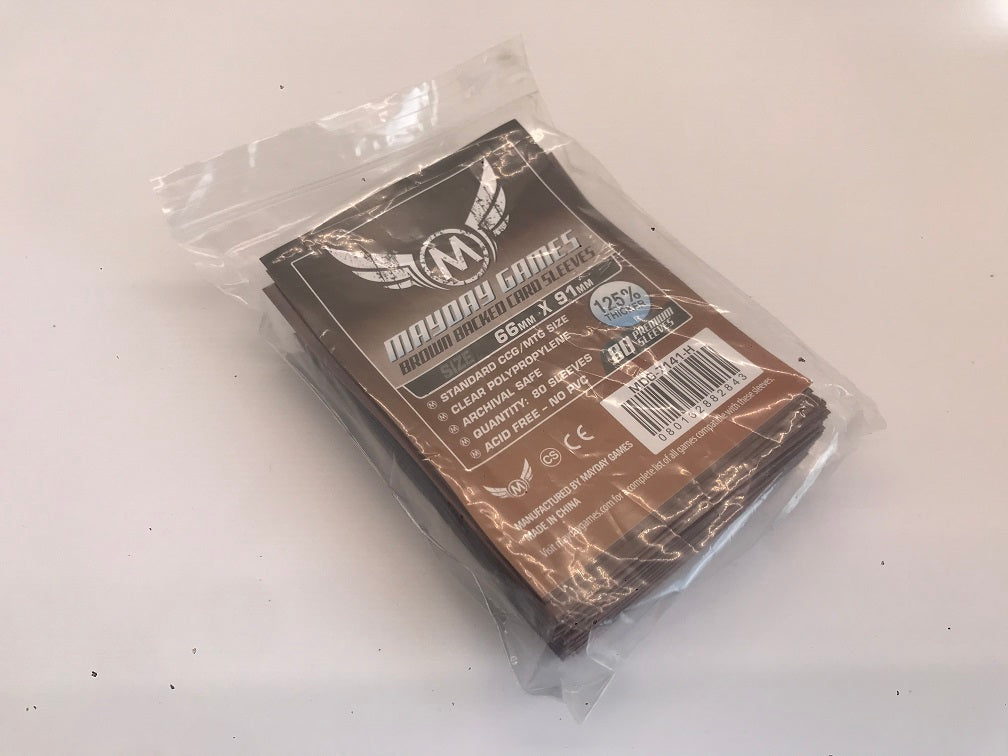 MTG/CCG Card Sleeves (63.5x88mm) PREMIUM COLOR BACKED! 80/Pack (Choose – Mayday Games