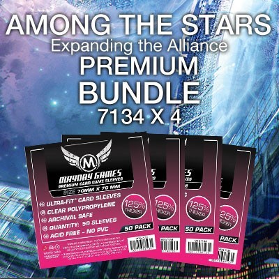 "Among the Stars: Expanding the Alliance" Card Sleeve Kit - Premium Protection - Mayday Games - 1