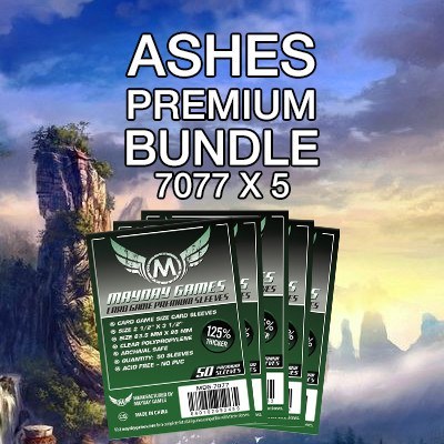 "Ashes" Card Sleeve Bundle - Premium Protection - Mayday Games - 1
