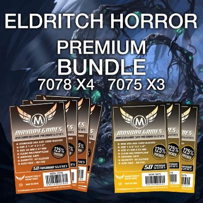 "Eldritch Horror" Card Sleeve Kit - Premium Protection - Mayday Games - 1