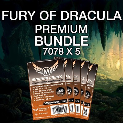"Fury of Dracula" Card Sleeve Kit - Premium Protection - Mayday Games - 1