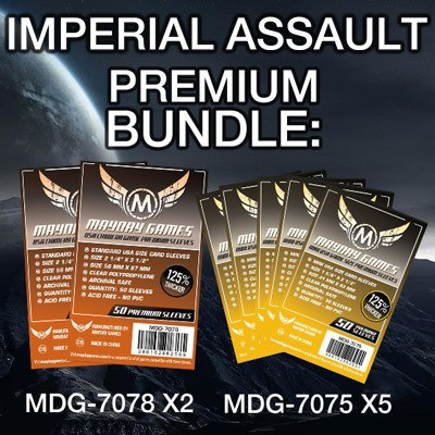 "Imperial Assault" Card Sleeve Kit - Premium Protection - Mayday Games - 1
