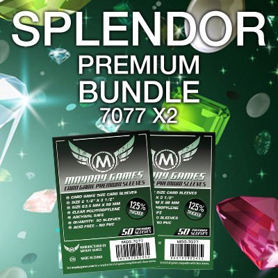 "Splendor" Card Sleeve Bundle - Premium Protection - Mayday Games - 1