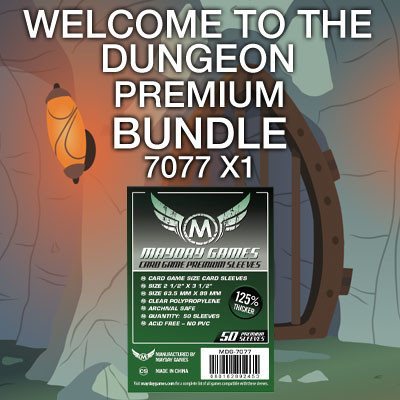 "Welcome to the Dungeon" Card Sleeve Bundle - Premium Protection - Mayday Games - 1