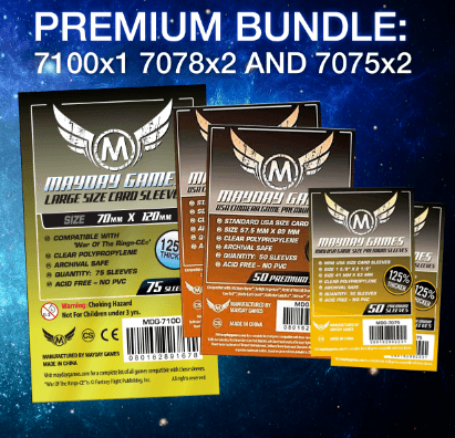 "XCom" Card Sleeve Bundle - Premium Protection - Mayday Games - 1