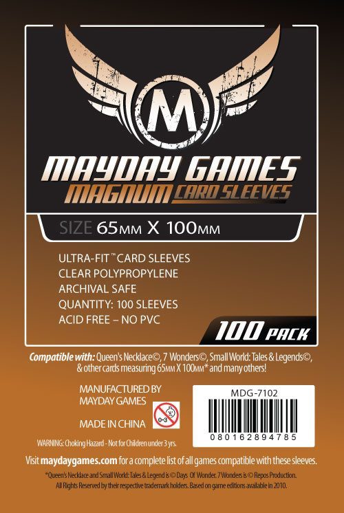 7 Wonders Card Sleeves - Magnum Ultra-Fit (65x100mm)