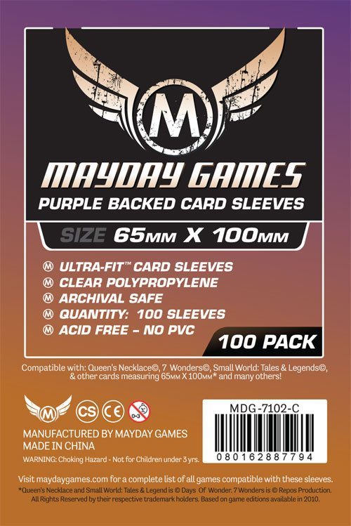 Sleeve Kings Magnum 7 Wonders Card Sleeves 65 X 100 mm (10x110 Pack, 1100  Sleeves)