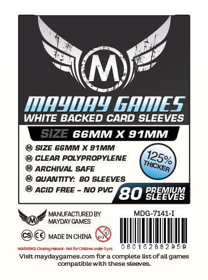 MTG/CCG Card Sleeves (63.5x88mm) PREMIUM COLOR BACKED! 80/Pack (Choose Mayday Games MTG/CCG Card Sleeves (63.5x88mm) PREMIUM COLOR BACKED! 80/Pack (Choose Mayday Games