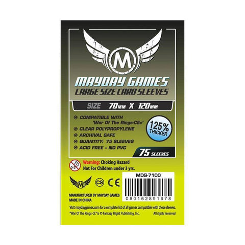 Large Card Sleeves (70x120mm) -  - Mayday Games