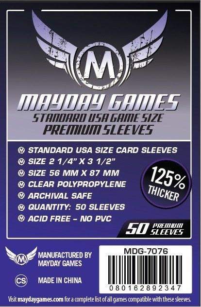 Standard USA Card Sleeves (56x87mm)